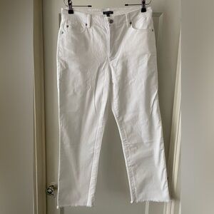 Eileen Fisher Organic Cotton Denim Stretch Ankle Jean